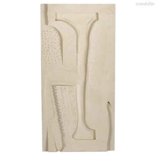 Панно декоративное Наскальные рисунки (A), цвет Молочный - Covali