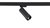 LED Rollo св-к трековый Zoom, 15Вт, D57хH202мм, 1056Лм, 10°-60°, 3000К, IP20, Ra >90, черный RAL9005, блок питания в комплекте - Donolux