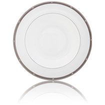 Тарелка суповая Noritake "Рочель,платиновый кант" 21,5см