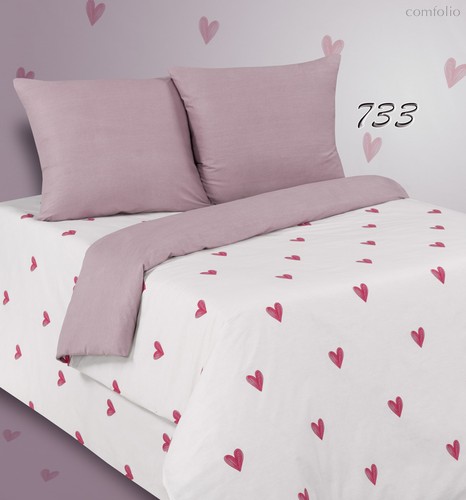 Комплект постельного белья ПА-4-733 Семья Поплин с наволочками 70х70х2 шт. - АльВиТек