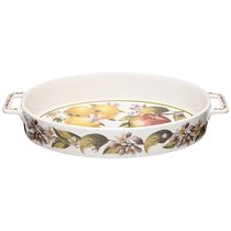 Блюдо Овальное с Ручками Lefard Фрукты 36,5x21x6 см