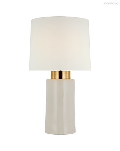 Бежевая настольная лампа Бьют, цвет серый - Louvre Home