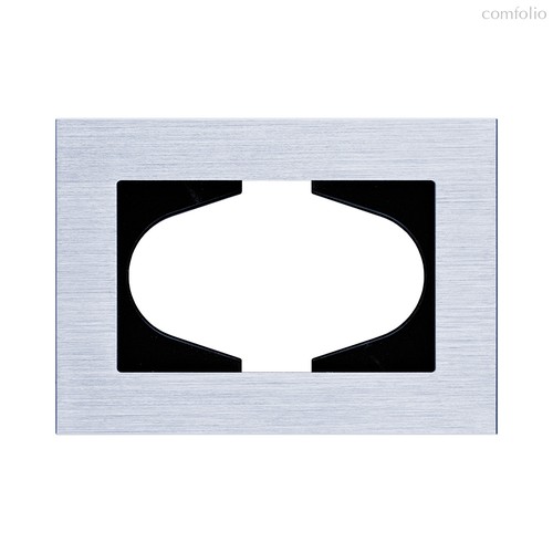 Рамка для двойной розетки, серебро Kollinger Reflex AL RA120SR - Kollinger