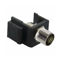 Вставка Keystone с TV коннектором 32554 BK, черный - Rikett