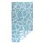 Полотенце жаккардовое с авторским дизайном Gravity голубого цвета Cuts&Pieces, 70х140 см - Tkano