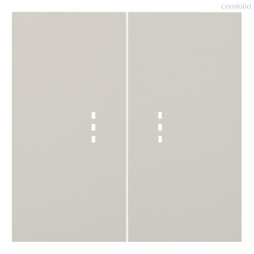 Клавиши двухклавишного выключателя с подсветкой 35612 LN, лен - Rikett