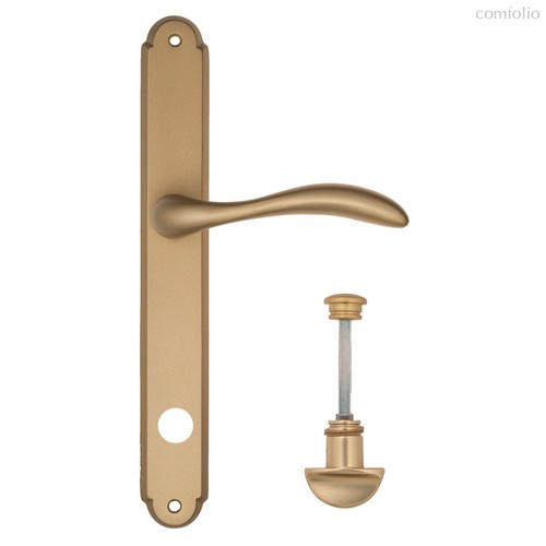 Дверная ручка на планке Fratelli Cattini "LUCCIA" WC-2 PL01-BS матовая латунь - Fratelli Cattini