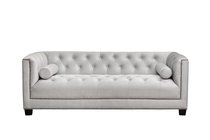 Диван Санремо (Sanremo) трехмест. велюр св. серый Colt030 201x86x74см - Garda Decor