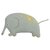 Игрушка мягкая вязаная Слоник Lou из коллекции Tiny world 28х20 см - Tkano