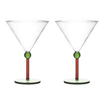 Набор креманок Orb, 260 мл, зеленый/красный, 2 шт - Liberty Jones