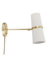 Золотое бра Флемиш с проводом, цвет золотой - Louvre Home