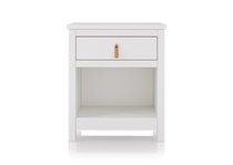 Тумба прикроватная Wood (белый) - Ellipse