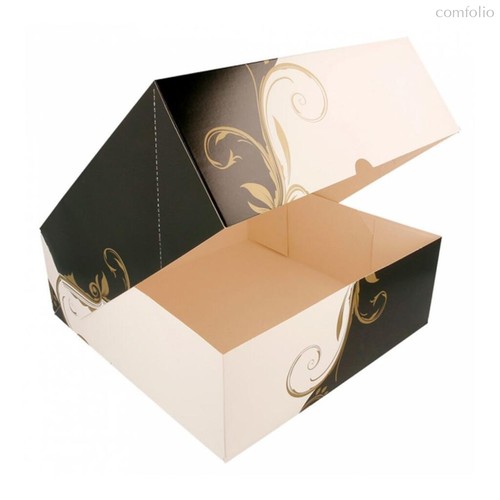 Коробка для торта 28*28*10 см, белая, картон 275 г/см2, Garcia de PouИспания - Garcia De Pou