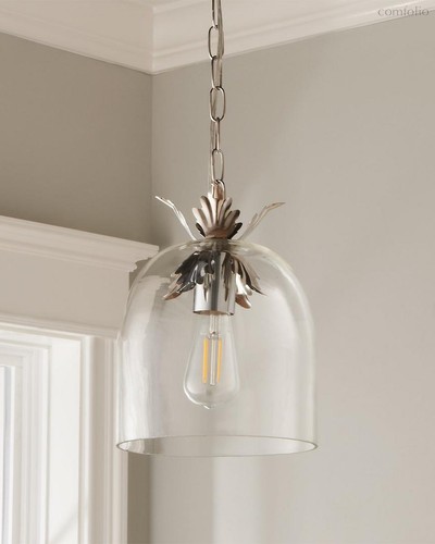 Серебряный подвесной светильник Акант, цвет золотой - Louvre Home