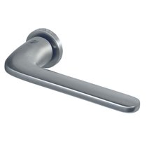 Дверная ручка на круглом основании COLOMBO Roboquattro ID41RSB/0-CM матовый хром - Colombo Design