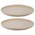 Набор из двух тарелок бежевого цвета из коллекции Essential, 25 см - Tkano