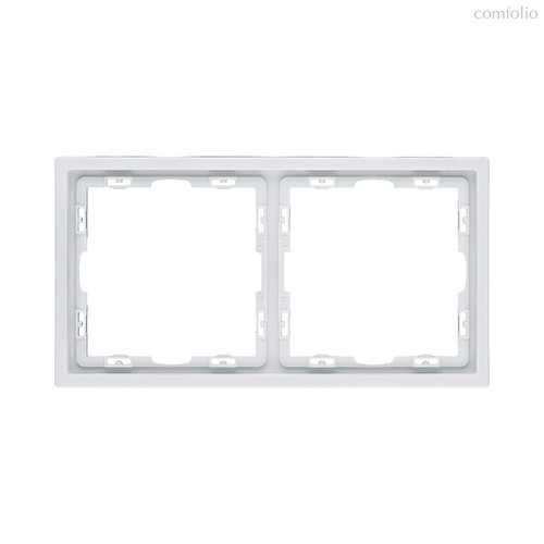 Рамка 2-постовая, белый глянцевый Kollinger Eclipse EC2WG - Kollinger