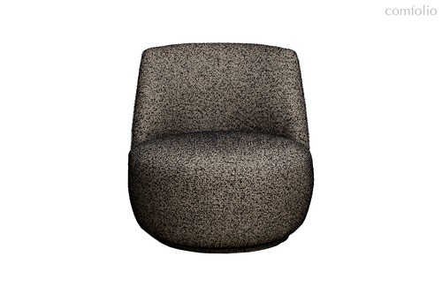 Кресло Риволи (GD/Rivoli) поворотное рогожка черно-золотое Santo302-CHZOL 73x80x74см - Garda Decor