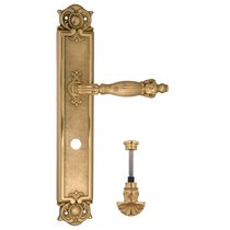 Дверная ручка Venezia Olimpo WC-4 на планке PL97 полированная латунь