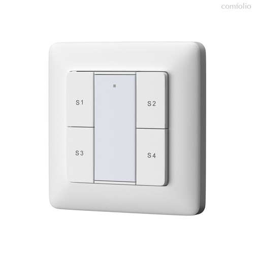 Кнопочная настенная панелья DALI DT6 панель для одной группы и 4-х сцен - Maytoni