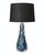 Синяя настольная лампа Коламбус, цвет темно-синий - Louvre Home