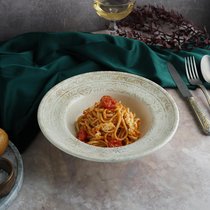 Тарелка глубокая 450 мл d 24,7 см h5,5 см изогнутый борт для пасты, для супа Antico By Bone - By Bone