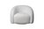 Кресло Монблан (Monblan) поворотное букле белое Hush000 93x90x70см - Garda Decor