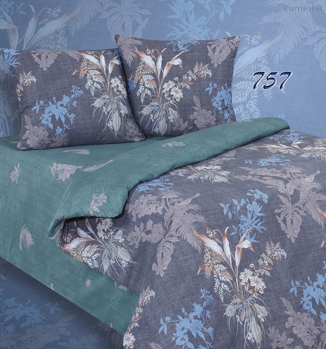 Комплект постельного белья ПА-4-757 Семья Поплин с наволочками 70х70х2 шт. - АльВиТек