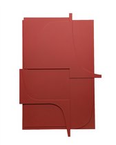 Интерьерное панно Уэйлон, цвет красный - Louvre Home