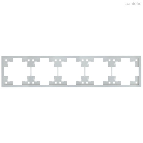 Пятиместная рамка 35850 SV, серебро - Rikett