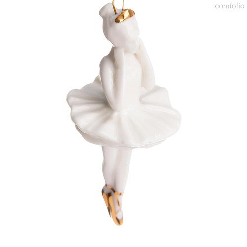 Подвеска декоративная Decor de table Балерина 3,6х3х8,5 см, фарфор - Decor De Table
