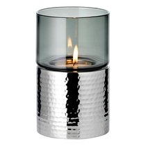 Подсвечник для чайной свечи Edzard Космо d11,5хh18 см, сталь нержавеющая, стекло - Edzard