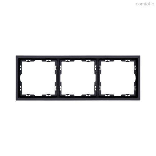 Рамка 3-постовая, черный матовый Kollinger Eclipse EC3BK - Kollinger