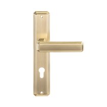 Ручка SABIO IMP.GOLD (CL) (на планке под ключевой цилиндр, императорское золото) - Archie