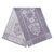 Дорожка из хлопка фиолетово-серого цвета с рисунком Ледяные узоры, New Year Essential, 53х150см - Tkano