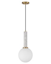 Светильник с серым мрамором Каллауэй, цвет золотой - Louvre Home