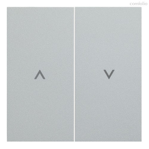 Клавиши выключателя для жалюзи 35613 SV, серебро - Rikett