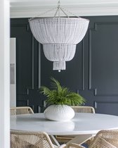 Большая серебряная люстра Бувье, цвет никель - Louvre Home