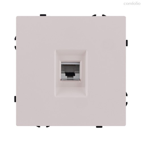 Розетка Ethernet RJ45 Cat.6, кашемир матовый Kollinger Eclipse EC-017CM - Kollinger