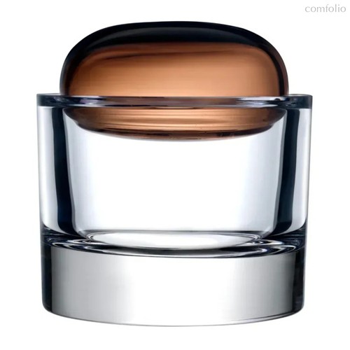 Банка для хранения Nude Glass Награда 18 см, стекло хрустальное, карамельная крышка - Nude Glass