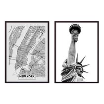 Коллаж Нью-Йорк №15, 40x60 см - Dom Korleone