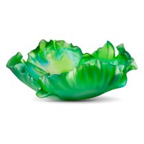 Чаша декоративная Decor de Table Pate de Verre Cristal Мак 30 см, хрустальное тесто - Decor De Table