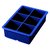 Форма для льда Tovolo Королевский куб лед 5 см, 17х13х30 см, силикон, синяя - Tovolo