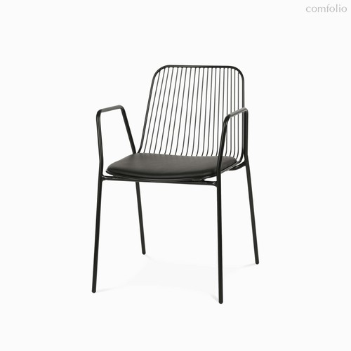 Обеденный стул Vivo c подлокотниками, цвет черный - Cosmo