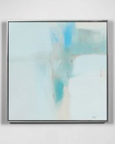 Картина в серебряной раме Серенити, цвет бежевый - Louvre Home