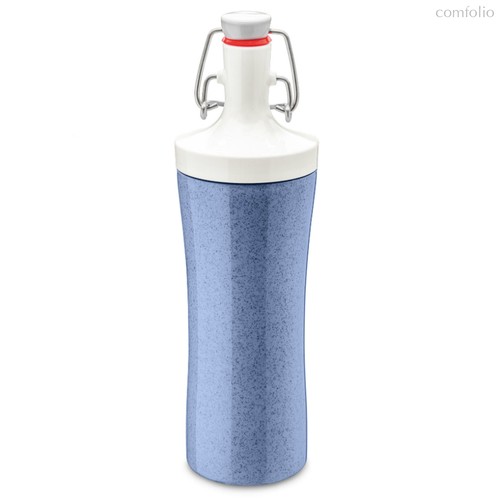 Бутылка для воды PLOPP TO GO Organic 425 мл синяя, цвет синий - Koziol