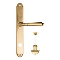 Дверная ручка на планке Fratelli Cattini "TOSCANA" WC-2 PL01-OLV полированная латунь - Fratelli Cattini