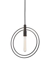 Чёрный подвесной светильник Бекки, цвет черный - Louvre Home