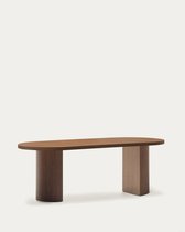 Стол Nealy с ореховым шпоном в натуральной отделке, 200 x 100 см - La Forma