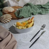Блюдо овальное 19*11,5 см h4 см 400 мл Gray Oval Bucket с ручками Frutti di Mare P.L. - P.L. Proff Cuisine